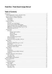 MIDIbox Pedal Box Usage Manual