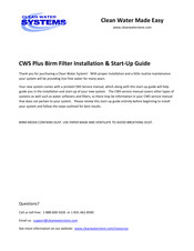 Clean Water Systems CWS Plus Series Installation & Start?Up Manual