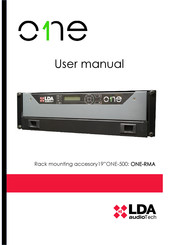 LDA Audio Tech ONE-500 User Manual