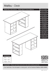 Argos Malibu 719/1716 Assembly Instructions Manual