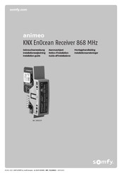 SOMFY animeo KNX EnOcean 1860229 Installation Manual