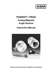 ASM posirot PRAS Series Instruction Manual