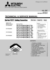 Mitsubishi Electric PLFY-P20VCM-E Technical & Service Manual