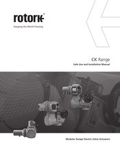 Rotork CK Series Use And Installation  Manual