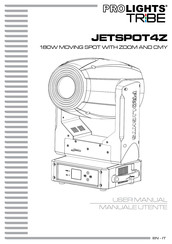 Music & Lights ProLights Tribe JETSPOT4Z User Manual