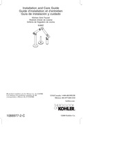 Kohler K-6227 Installation And Care Manual