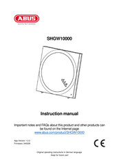 Abus SHGW10000 Instruction Manual