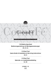 La Cornue CornuFe 110 Dual Fuel User Manual, Installation & Servicing Instructions
