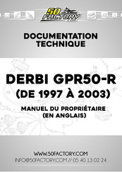 NACIONAL MOTOR DERBI GPR50-R 2000 Manual