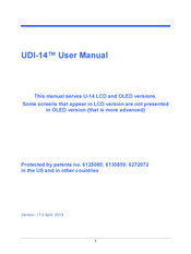 UTC UDI-14 User Manual