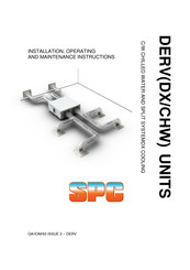 SPC DERVCHW Installation, Operating And Maintenance Instructions