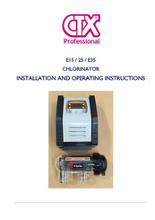 CTX PROFESSIONAL E35 Installation And Operating Instructions Manual