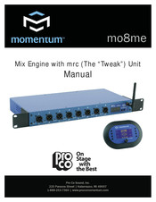 Pro Co Sound Momentum MO8ME Manual