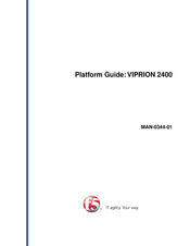 F5 VIPRION 2400 Platform Manual