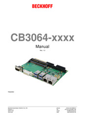 Beckhoff CB3064 Series Manual