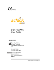 Sirona Dental Schick CDR PlusWire User Manual
