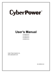 CyberPower OL3000RTXL2U User Manual