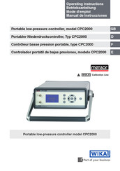 WIKA MENSOR CPC 2000 Operating Instructions Manual