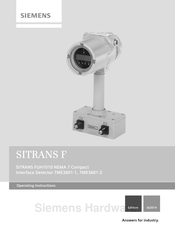 Siemens SITRANS F FUH1010DVX Series Operating Instructions Manual