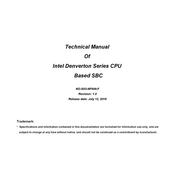Intel Denverton Series Technical Manual