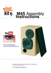 The Loudspeaker Kit M4S Assembly Instructions Manual