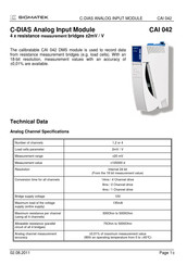 Sigmatek C-DIAS Technical Data Manual