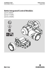 Emerson Bettis QC4124VDC Installation Manual