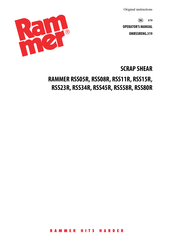 RAMMER RSS11R Operator's Manual