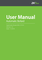 ZKTeco BOL1219-A User Manual