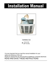 Rupp Air CFA-D150 Installation Manual