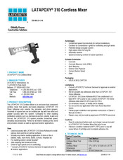 LATICRETE LATAPOXY 310 Manual