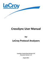 LeCroy CrossSync User Manual