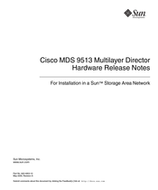 Sun Microsystems SAN Hardware Manual