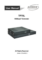 Altimium TP70L User Manual