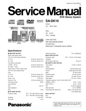 Panasonic SA-DK10 Service Manual