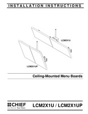 CHIEF LCM2X1U Installation Instructions Manual