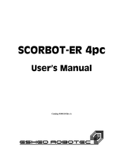 Eshed Robotec SCORBOT-ER 4pc User Manual
