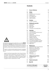 Buchi K-314 Manual