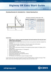 CDVI Digiway SR Easy Start Manual