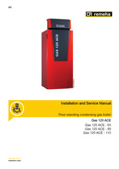 REMEHA Gas 120 ACE - 65 Installation And Service Manual