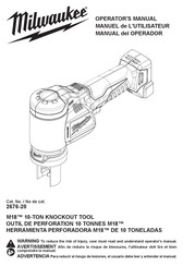 Milwaukee M18 2676-20 Operator's Manual