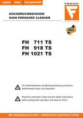 Frank FH 1021 TS Operating Instructions Manual