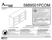 Ameriwood HOME 5889501PCOM Assembly Manual