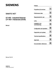 Siemens SIMATIC NET CP 443-1 Advanced Manual