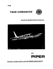 Piper PA-39 Twin Comanche C/R Pilots Operating Manual