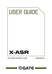 Gate X-ASR User Manual