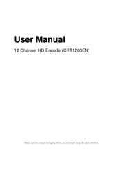 Costar Video Systems CRT1200EN User Manual