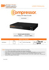 Digital Watchdog Compressor DW-ENHD16 User Manual