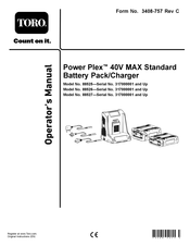 Toro Power Plex 88525 Operator's Manual