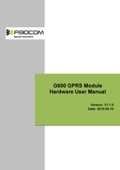 Fibocom G600 Hardware User Manual